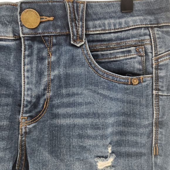 Democracy Absolution Distressed Skinny Jeans Size 2 Blue - Picture 4 of 7